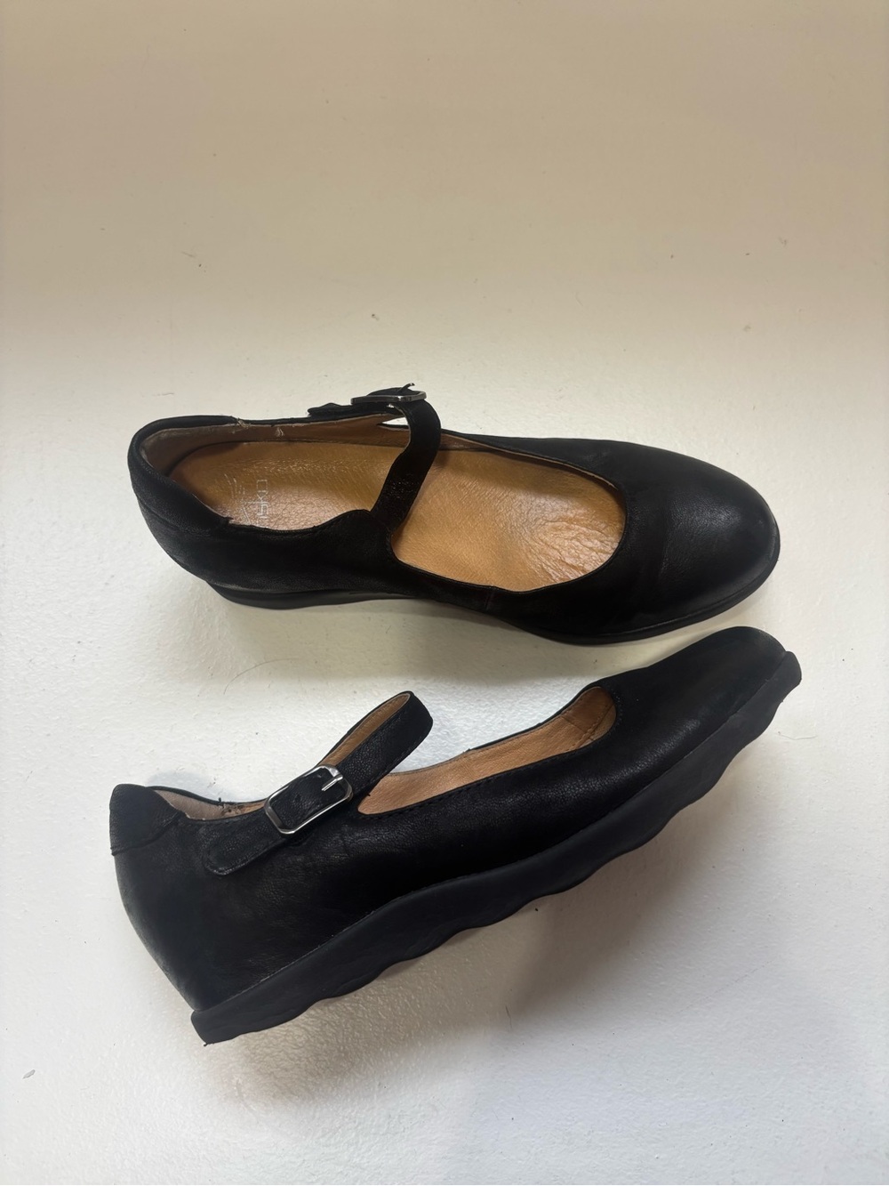 Dansko Women's Black Mary Jane Wedge Marcella Shoes Size EU 38